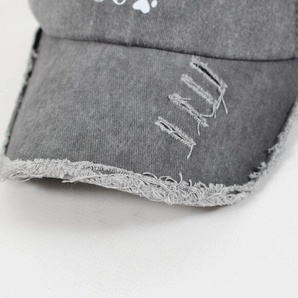 Women's Baseball Cap - Dog Mom - Distressed - New - Picture 2 of 5